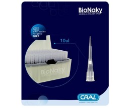 Ponteira Pcr Com Filtro Curta Tipo Gilson 0,1-10 Ul - Livre De Dnase, Rnase, Metais Pesados E Inibidores De Pcr - Rack Com 96 Unid - Cral